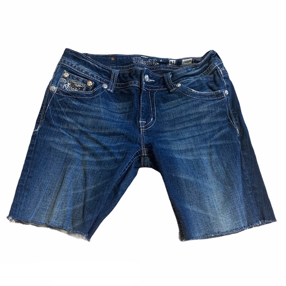 Miss Me Cut Off Denim Shorts